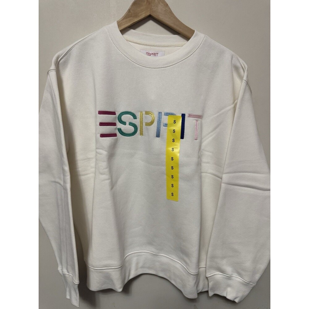 NWT Costco Esprit Women's Logo Crew Neck Pullover Sweatshirt | Set of 3 | Size S - Picture 2 of 13